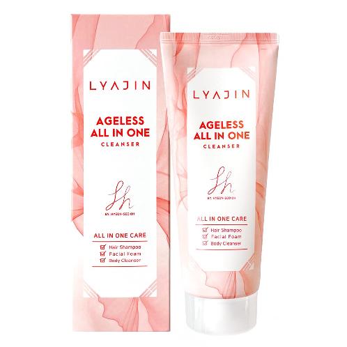Lyajin Ageless All-in-One Cleanser 200ml/6.76 fl.oz. VEGAN Cleanser for Face, Body, and Hair
